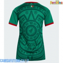 Camisa de time de futebol México Replicas 1º Equipamento Feminina Mundo 2026 Manga Curta